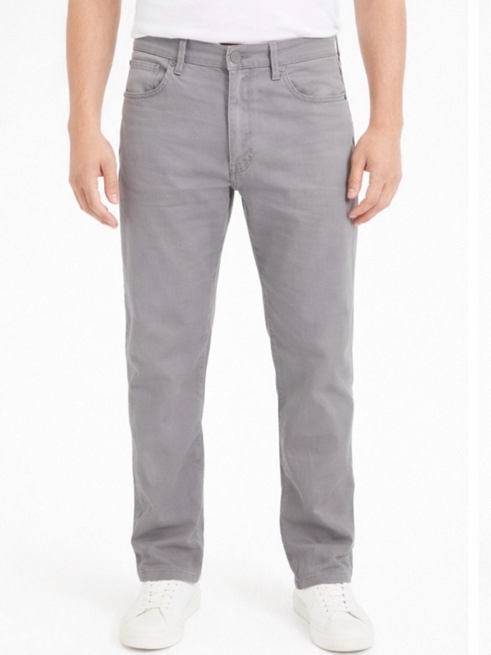 Michael Kors Gray Straight‑Leg Jeans – Men’s 32